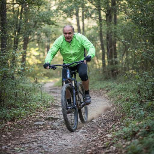 Karl pfeilschnell am Trail